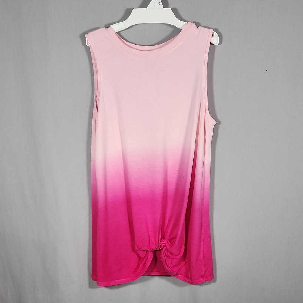 Wonder Nation Pink Ombre Sleeveless Top Girls Size L/G (10/12)